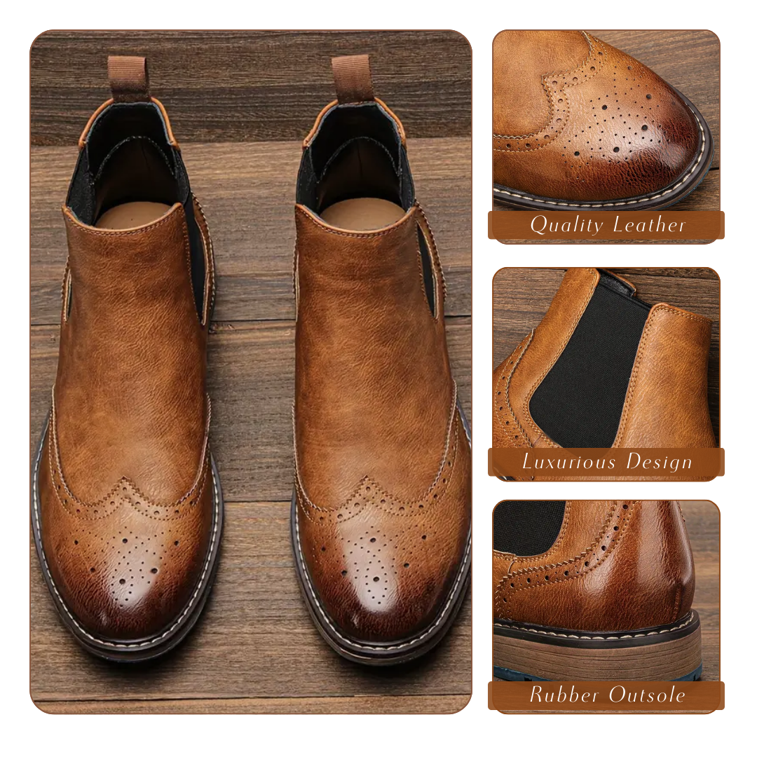 Johan | Durable Non-Slip High Slip-On Boots for Ultimate Comfort