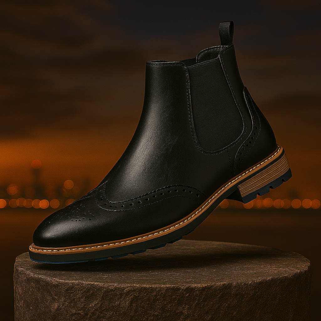 Johan | Durable Non-Slip High Slip-On Boots for Ultimate Comfort